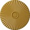 Ekena Millwork Shakuras Ceiling Medallion (For Canopies up to 5 1/2"), Hnd-Painted Iridescent Gold, 29 1/2"OD x 2"P CM30SHIGS - alternate 1